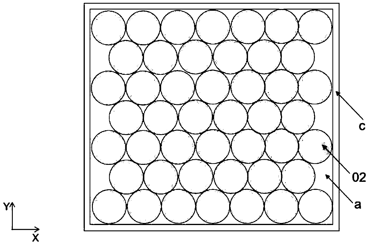 Self-focusing fiber array used for integral field unit