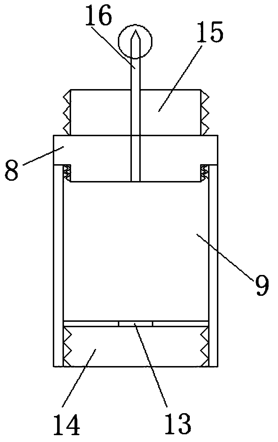 Blood drawing device for hematology analyzer