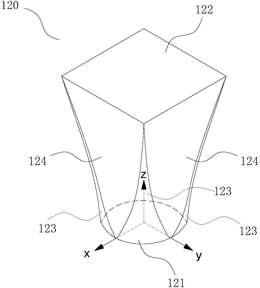 Variable section upright and construction method thereof