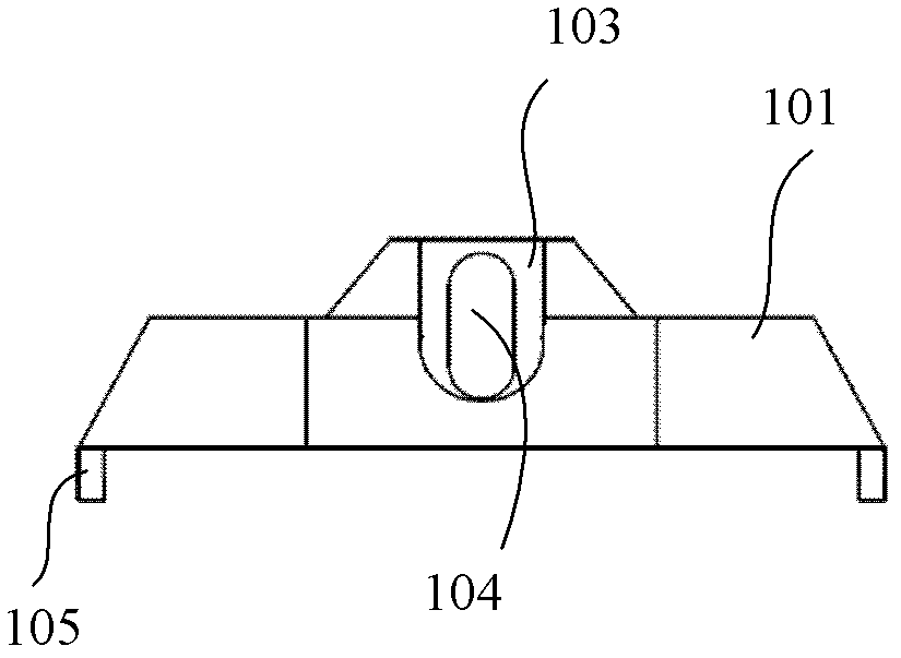 Assembly structure for tire pressure transmitter and inflating valve
