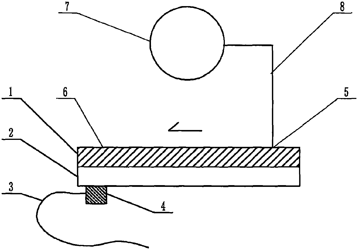 Microfluidic chip device for syphilis diagnosis based on principle of dual driving coupling