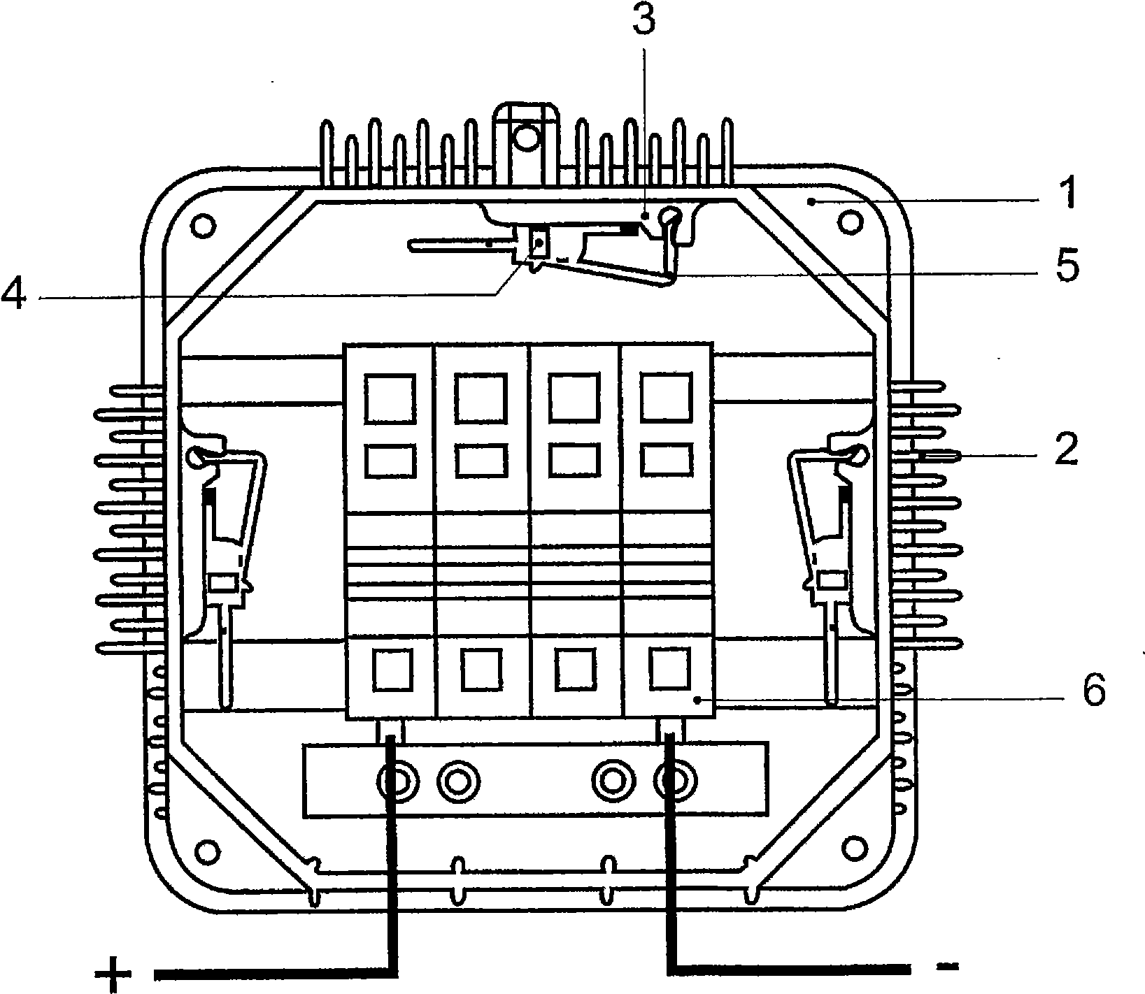 Junction box to protect individual solar panels from overheating