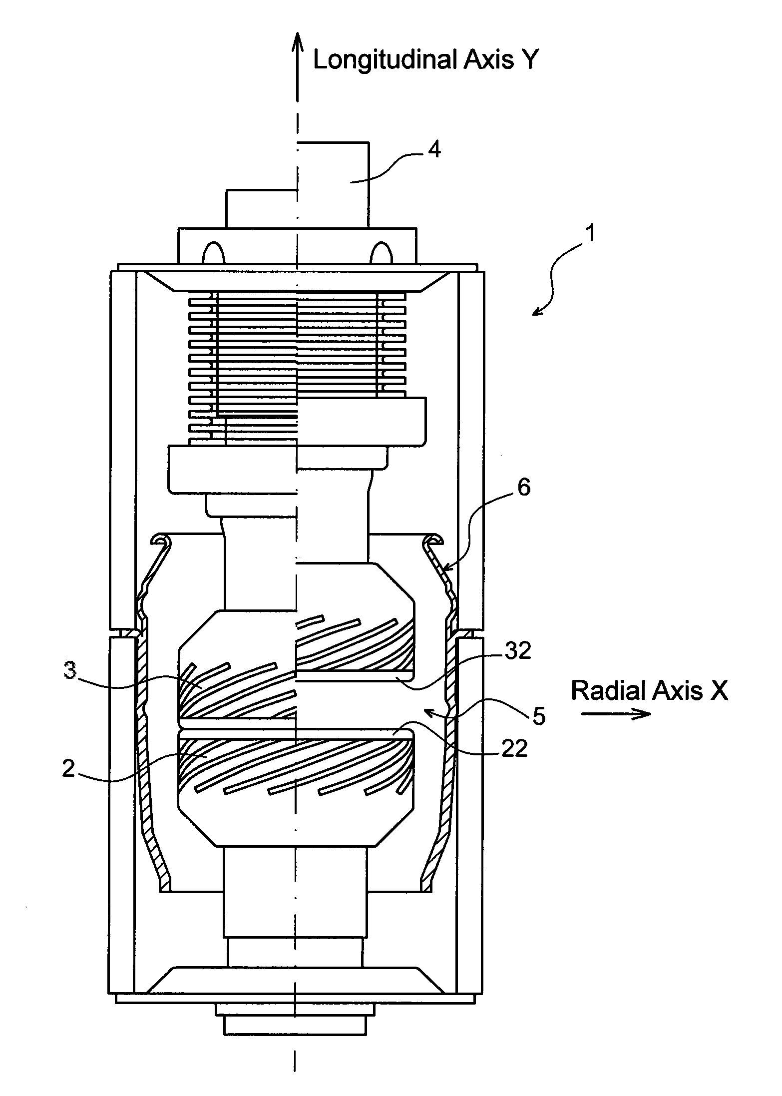 Contact for a medium-voltage vacuum circuit-breaker with improved arc extinction, and an associated circuit-breaker or vacuum circuit-breaker, such as an ac generator disconnector circuit-breaker