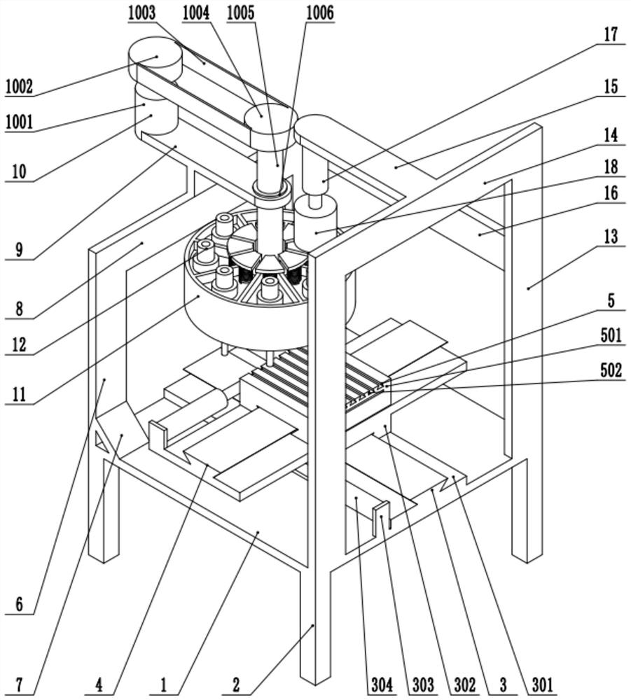 Mechanical part drilling device
