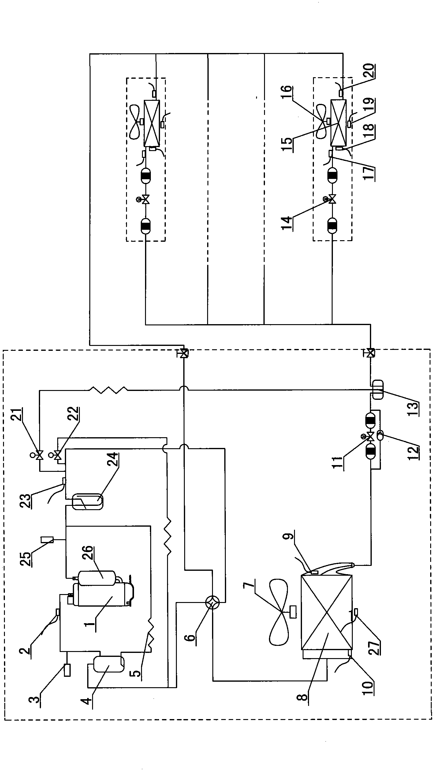 Method for regulating normal operating frequency of DC inverter compressor