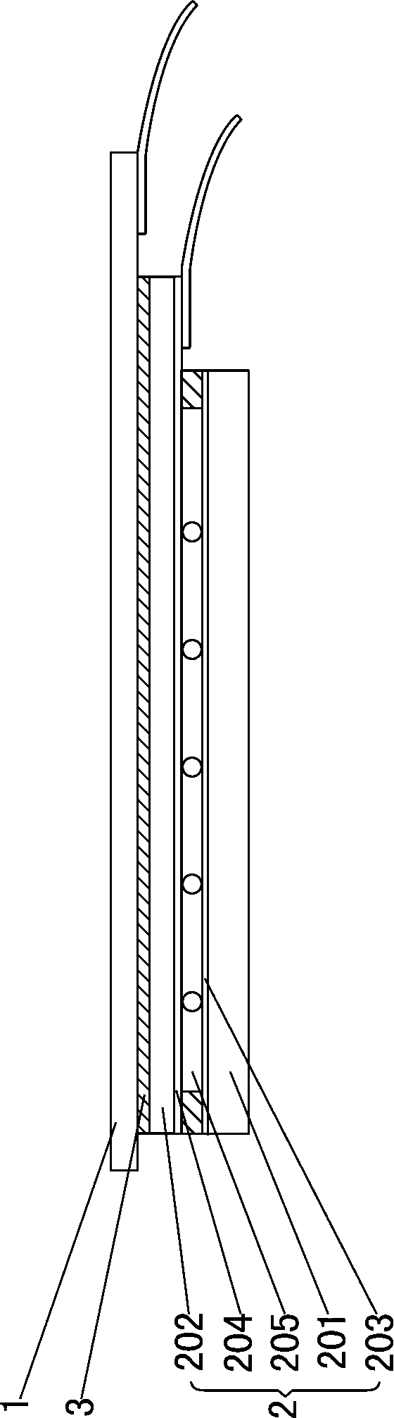 Display device with mechanical sensing function