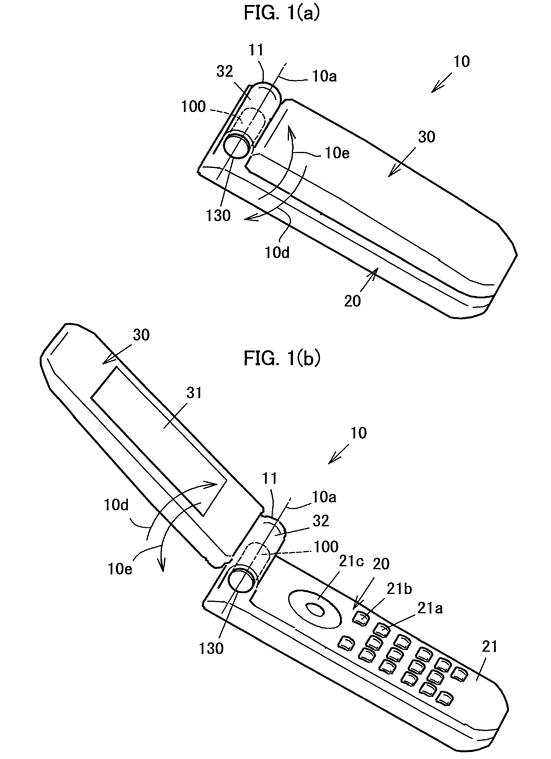 Opening/closing device and mobile device using the same