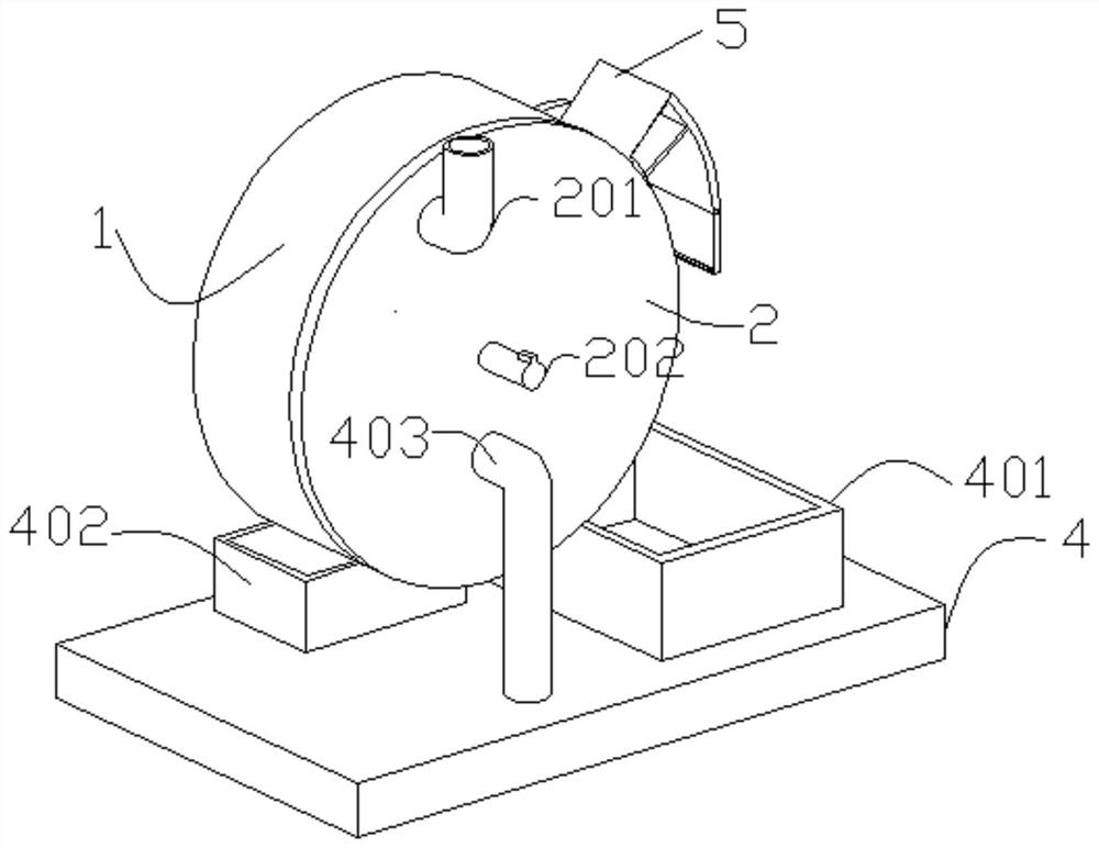 Kitchen garbage continuous classification device