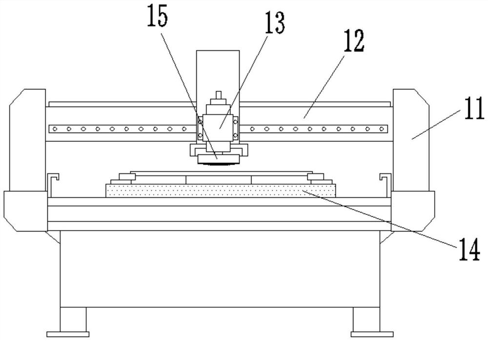 Full-automatic street lamp plate cutting and grinding device