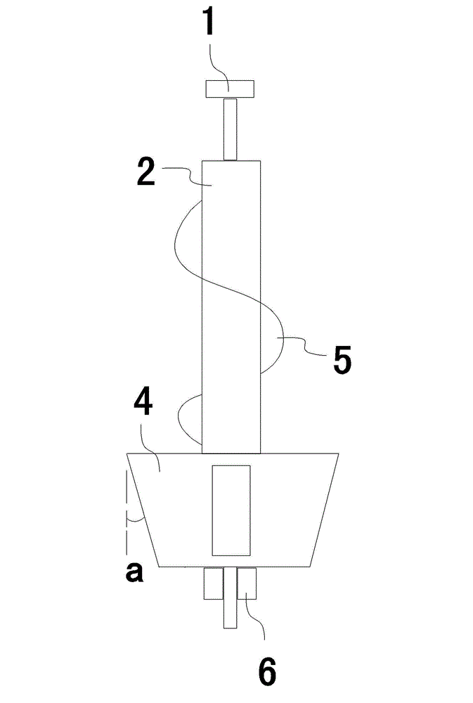 Multi-blade molten iron desulphurization stirring device