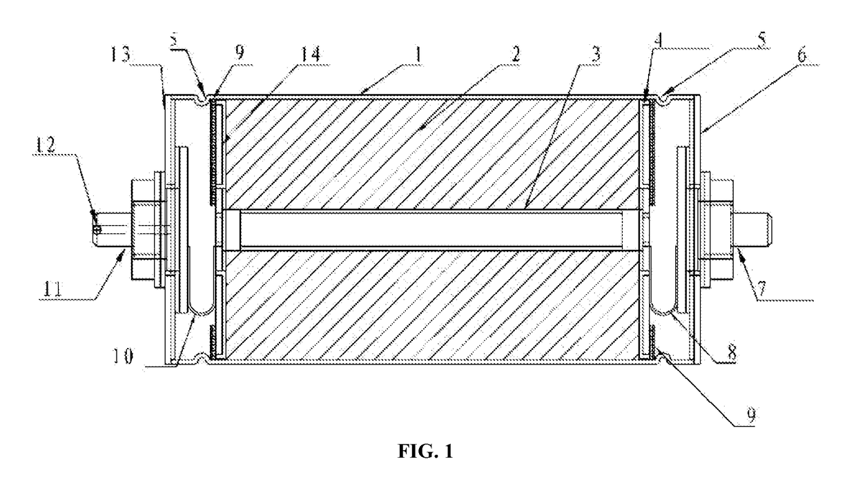 High-capacity cylindrical lithium ion battery and production method thereof