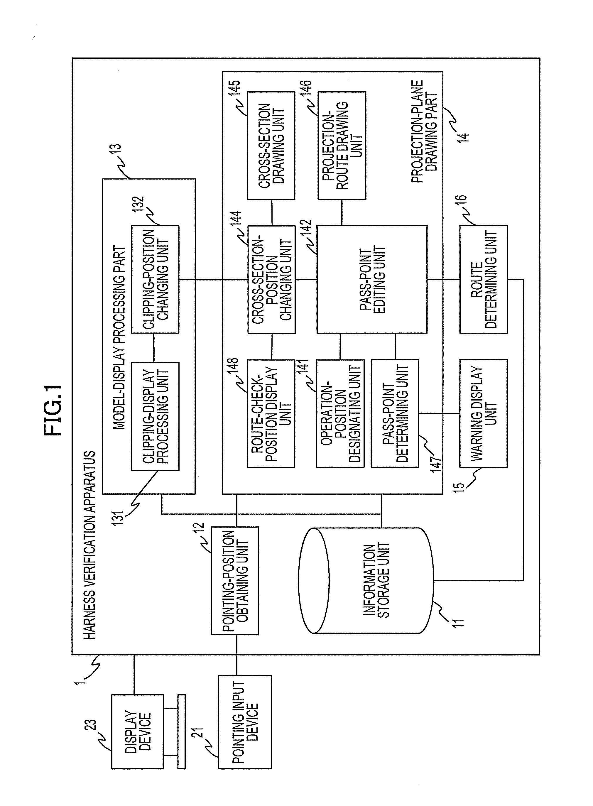 Harness verification apparatus, harness verification method and storage medium