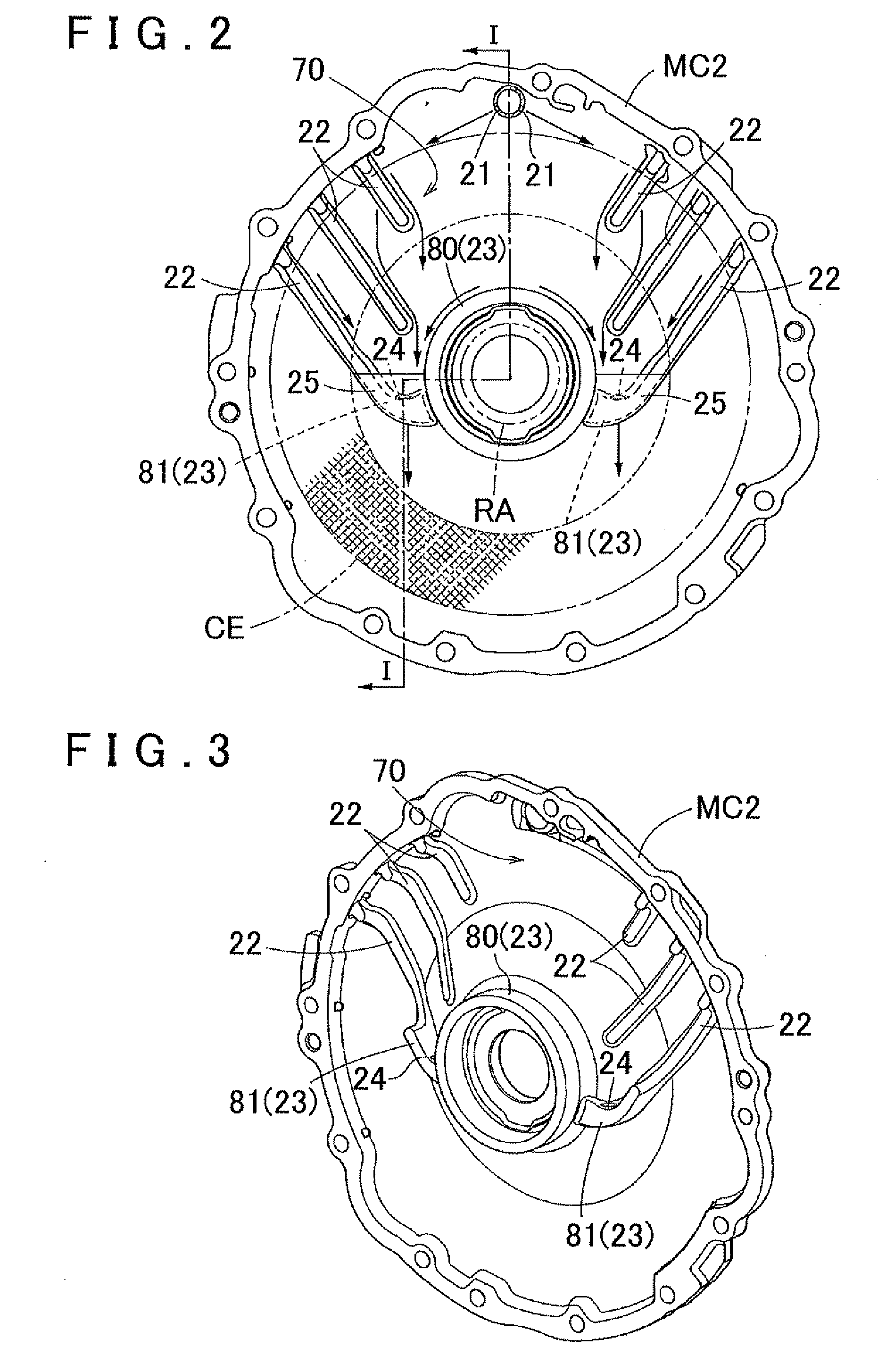 Cooling structure for rotating electric machine