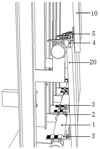 Dry-hanging system for decoration material with curved surface adjustable