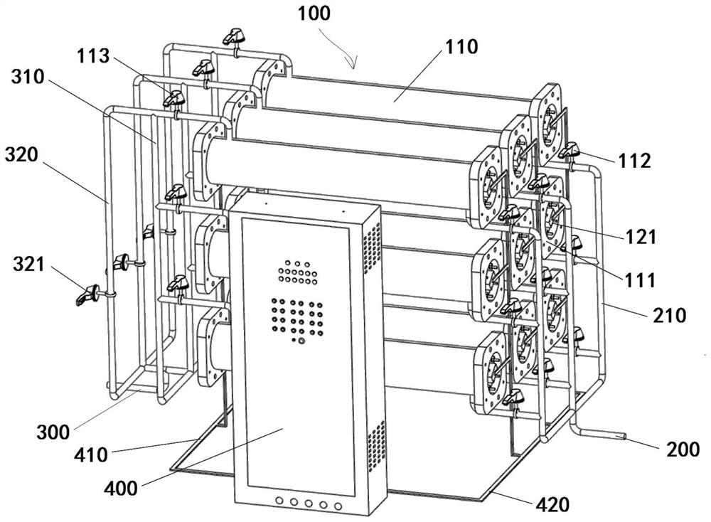 Salt-containing wastewater treatment system and treatment process thereof