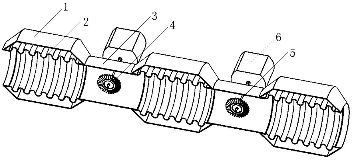 A fluid kinetic energy collection device for underwater vehicle