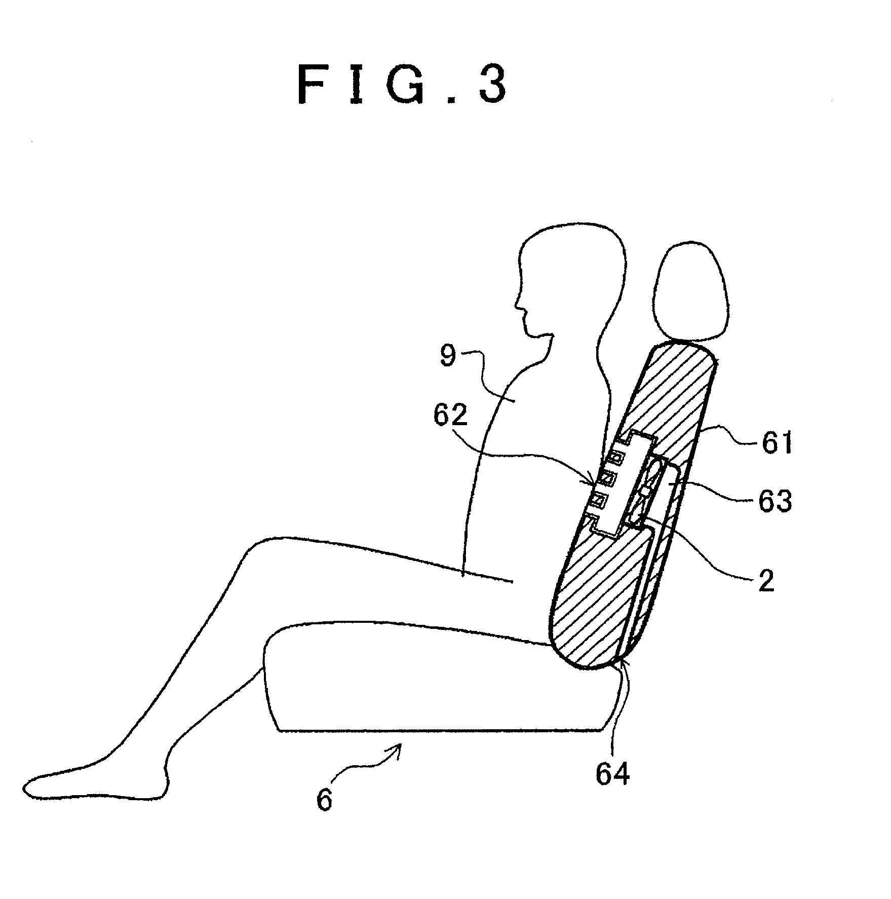 Blowing control apparatus for seat and vehicle seat provided therewith