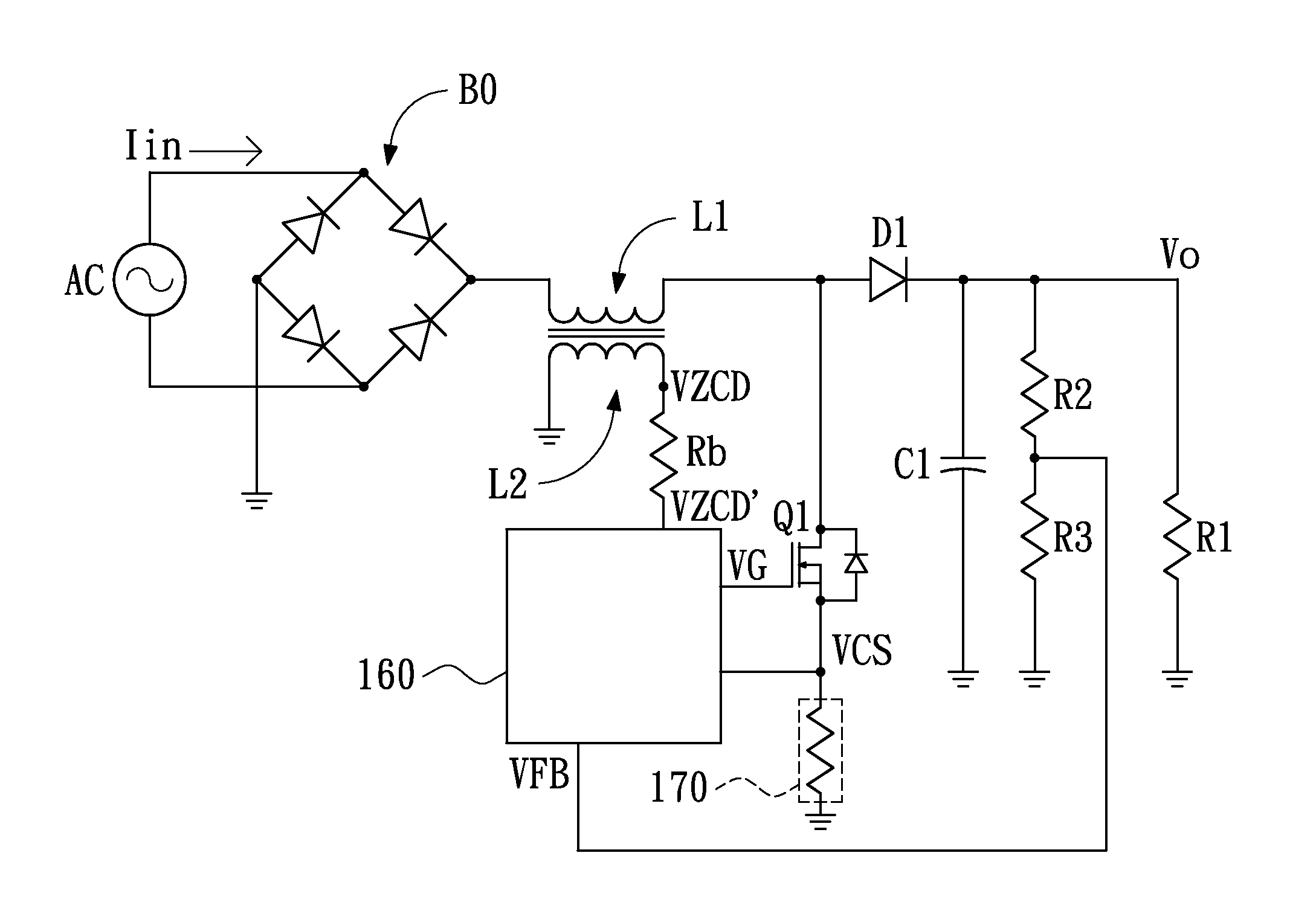 Power factor correction (PFC) controller and bridgeless pfc circuit with the same