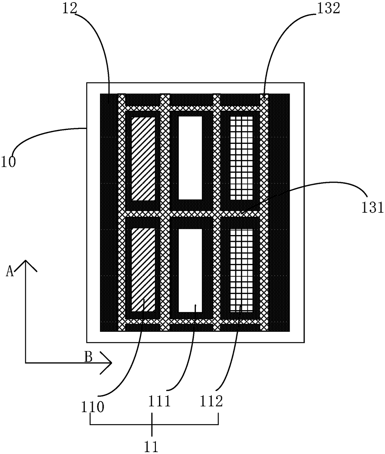 Color film substrate, display panel and display device with display panel