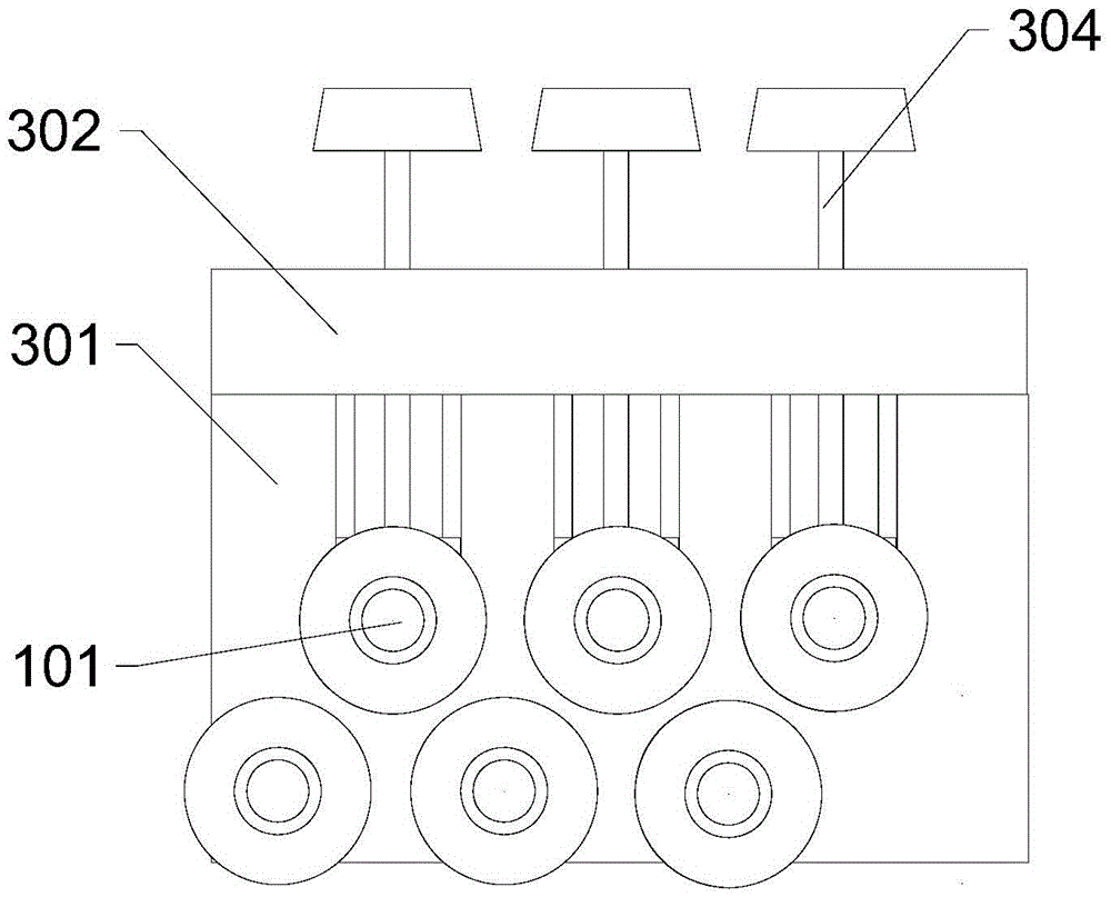 Metal wire straightening and cutting machine