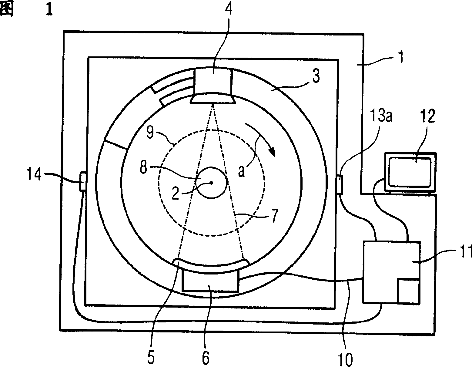 Imaging fault contrast device