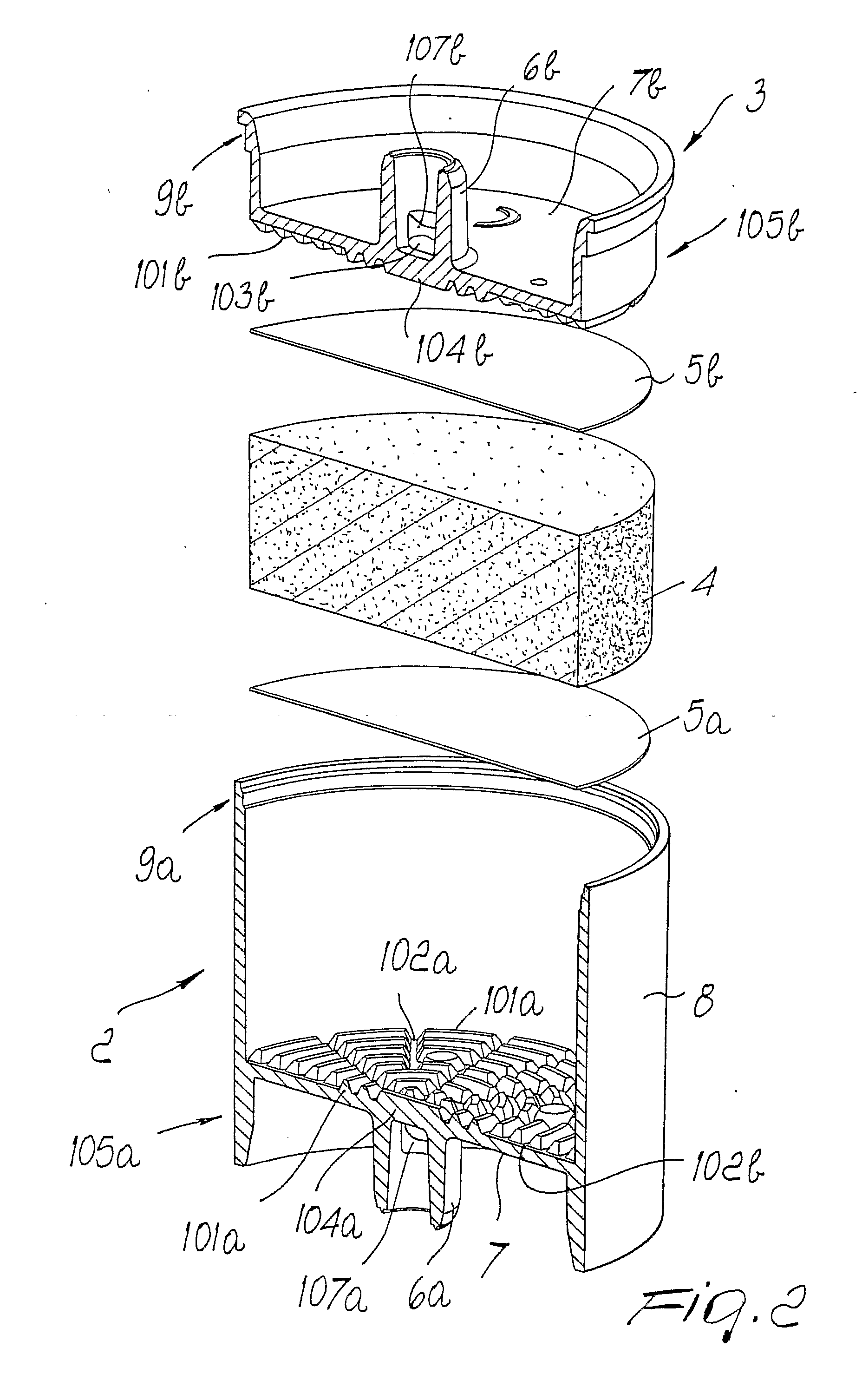 Beverage extraction assembly for extracting a beverage from a particulate substance contained in a cartridge