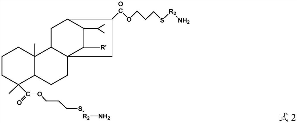 A kind of rosin-based reactive flame retardant curing agent and preparation method thereof