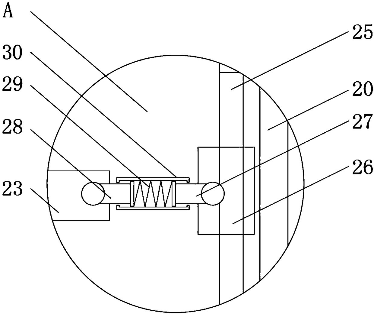 Crushing and screening device for biological medicinal materials