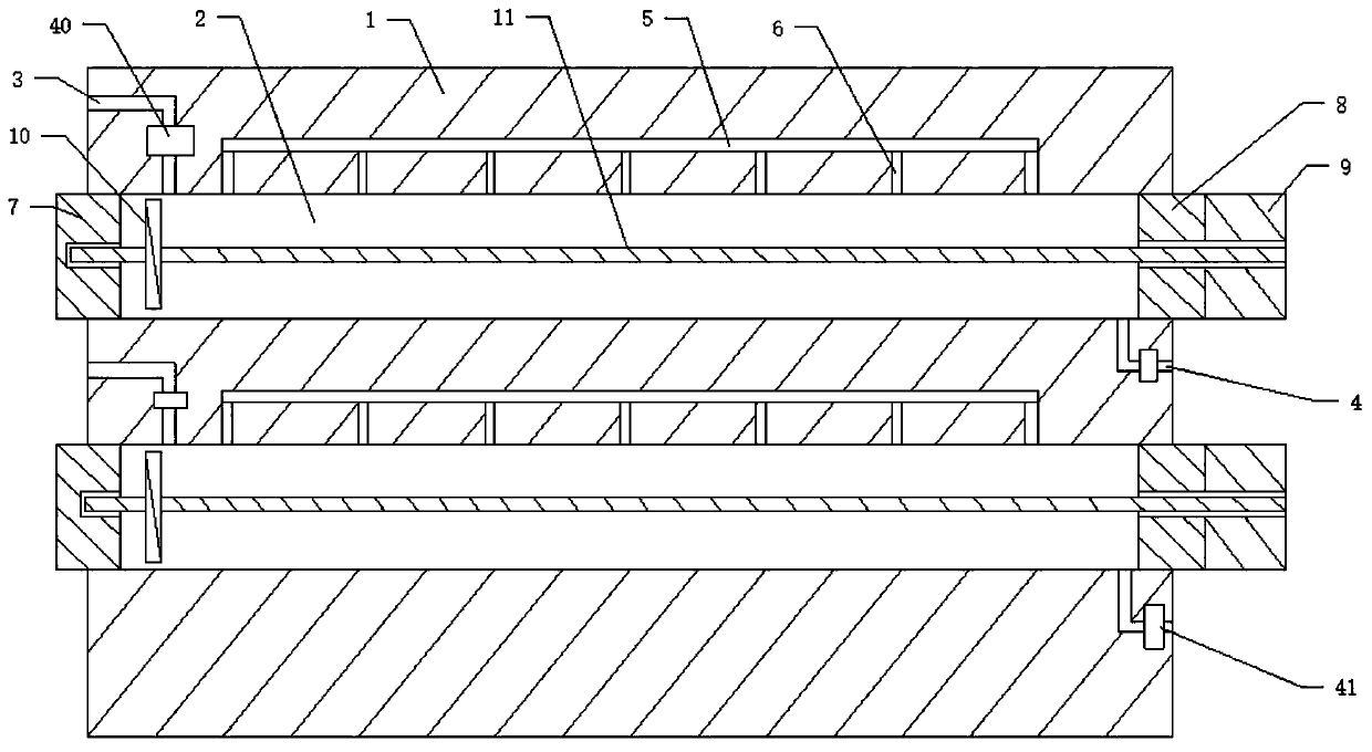 Automatic sludge biogas production device