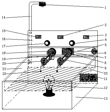 Water wave interference condition demo instrument