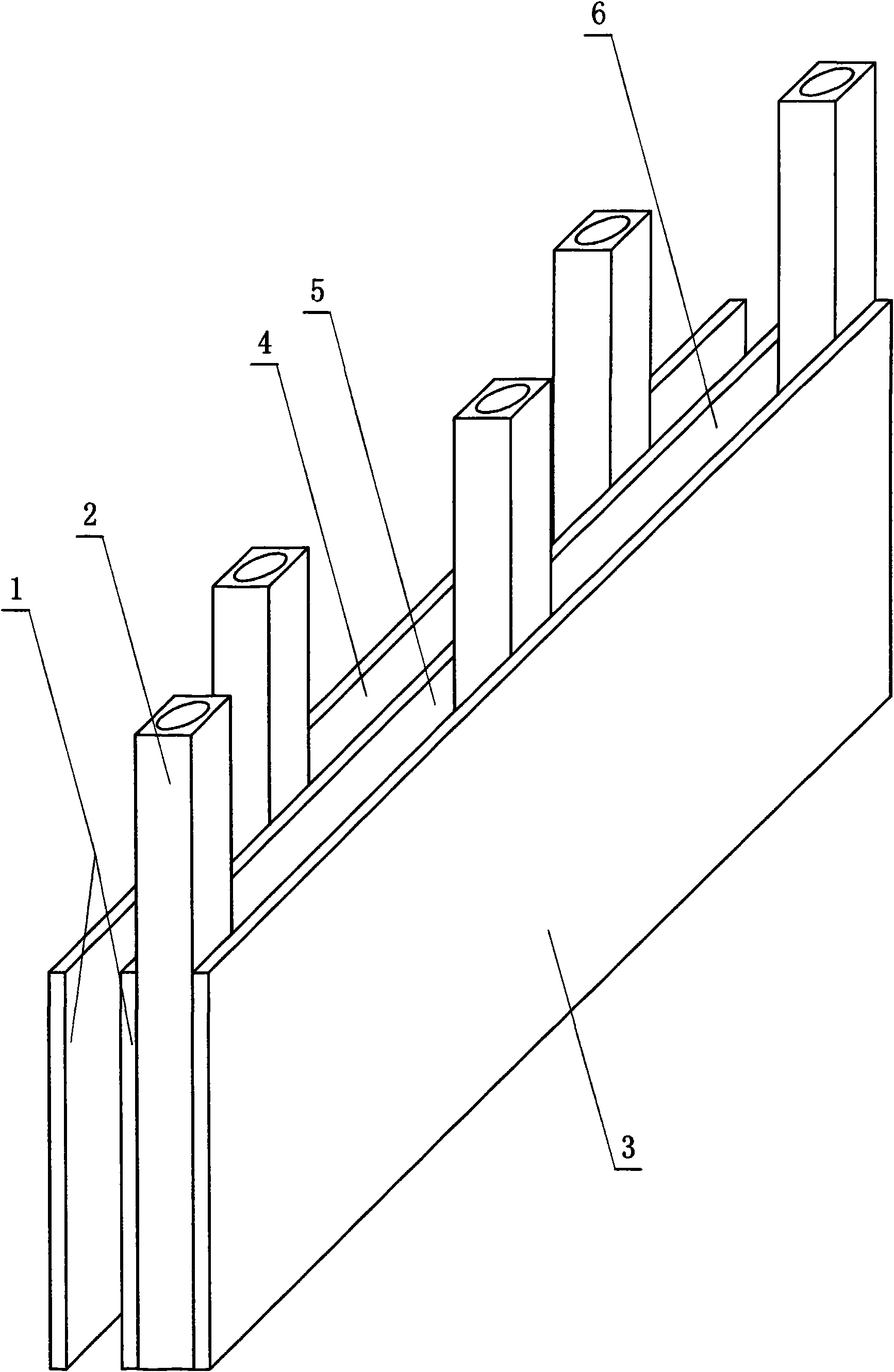 Filled type combined self-heat conserving external wall and process