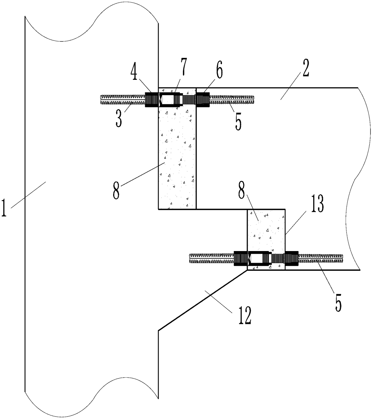 Connecting structure and method for prefabricated reinforced concrete beam and prefabricated reinforced concrete column