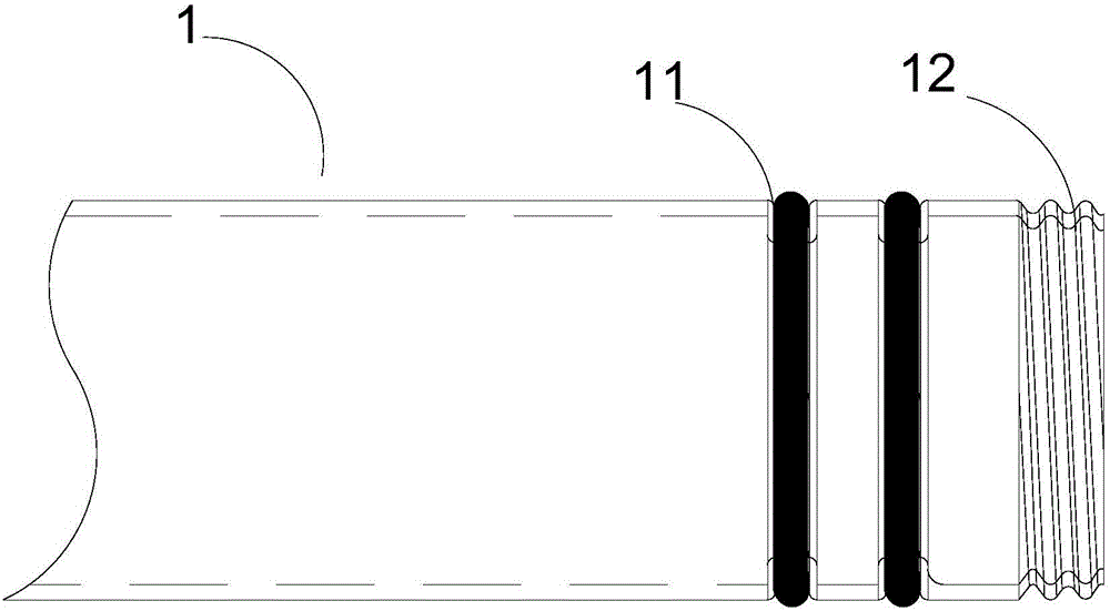 Connecting pipe system