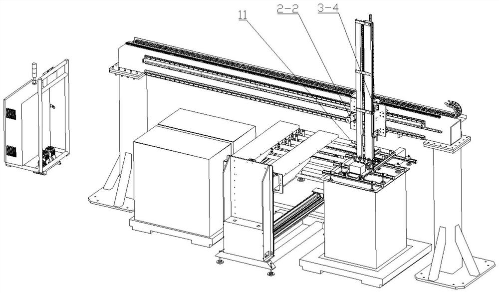 Double-station automatic plate sending machine