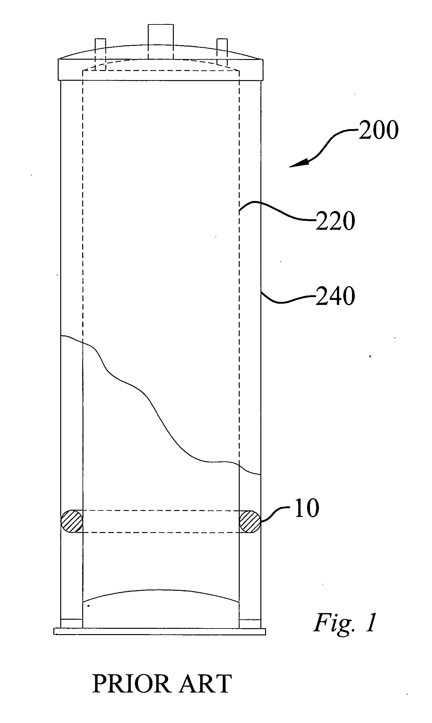 Insulated tank assembly with insulation stop and method of assembly thereof