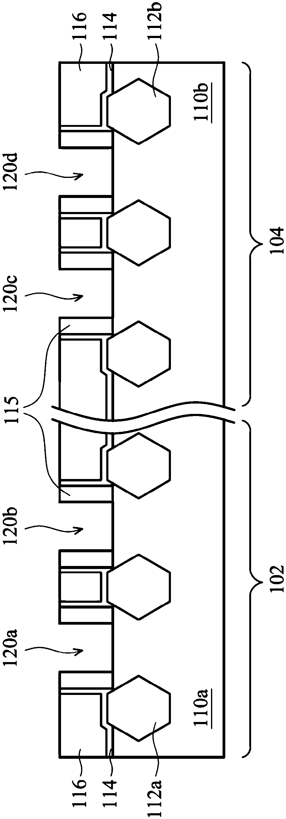 Method for patterning a lanthanum containing layer