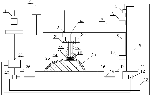 Ball type laser transmission welding clamping device