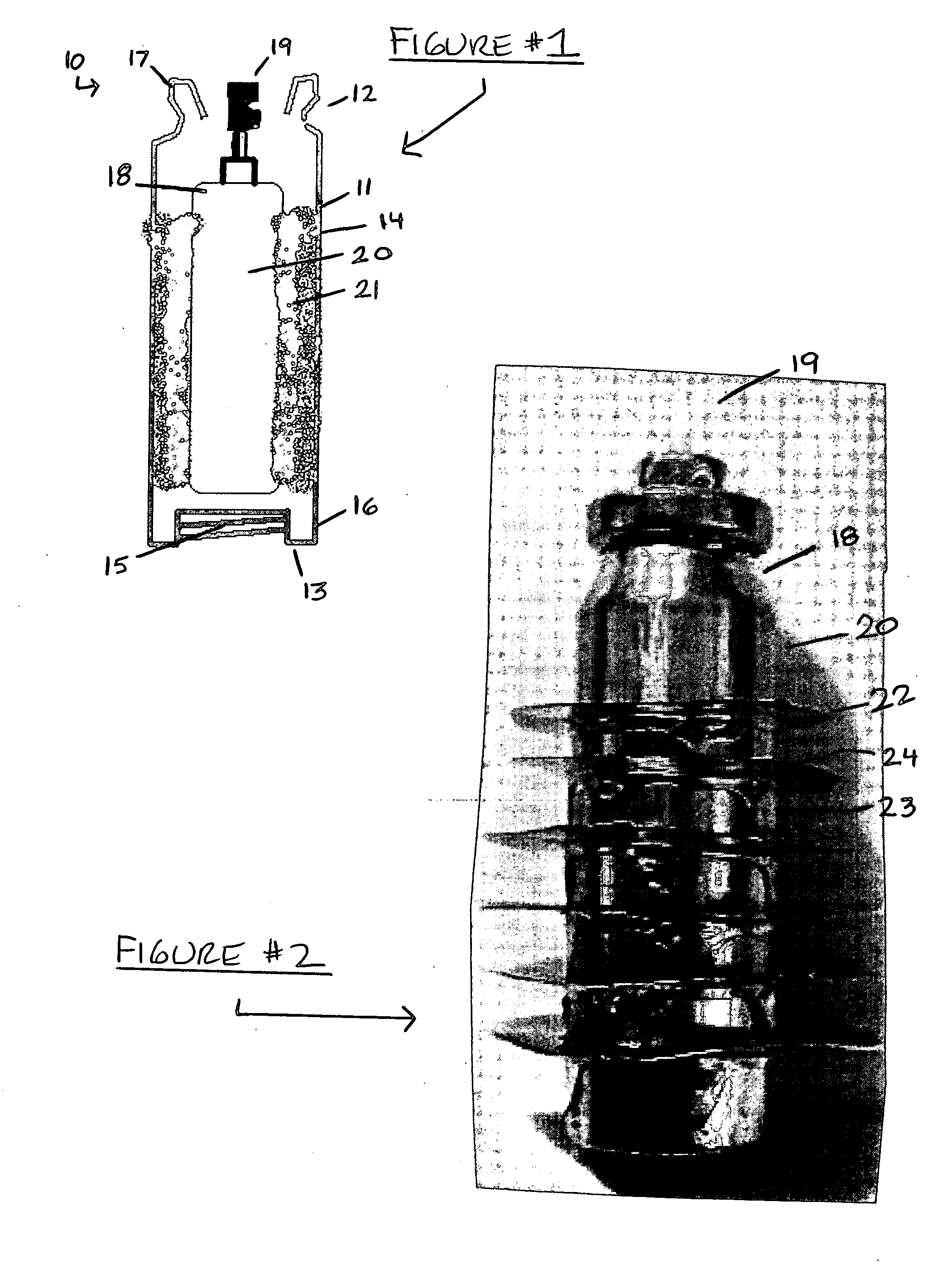 Apparatus for cooling liquid in a portable container