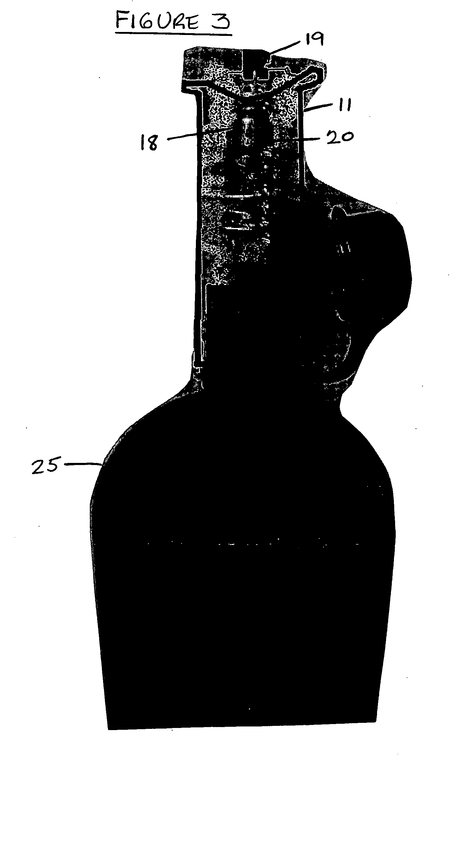 Apparatus for cooling liquid in a portable container