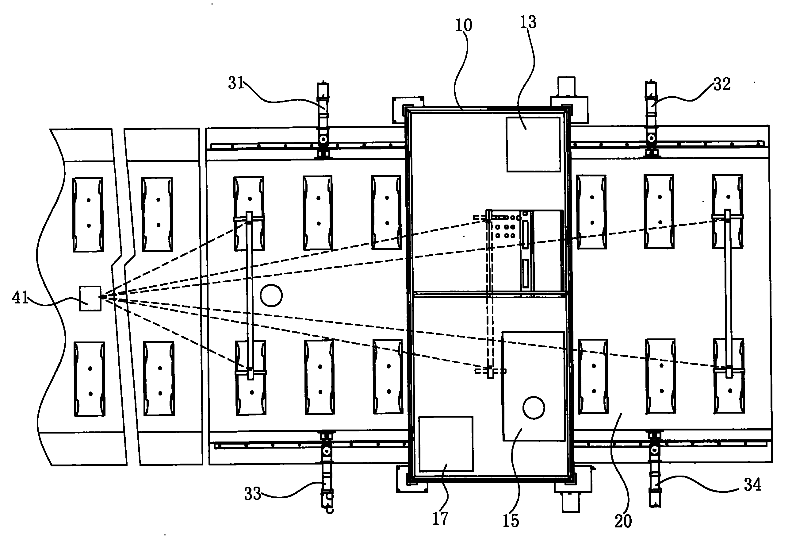 CRTS III ballastless track slab layering fine tuning vehicle