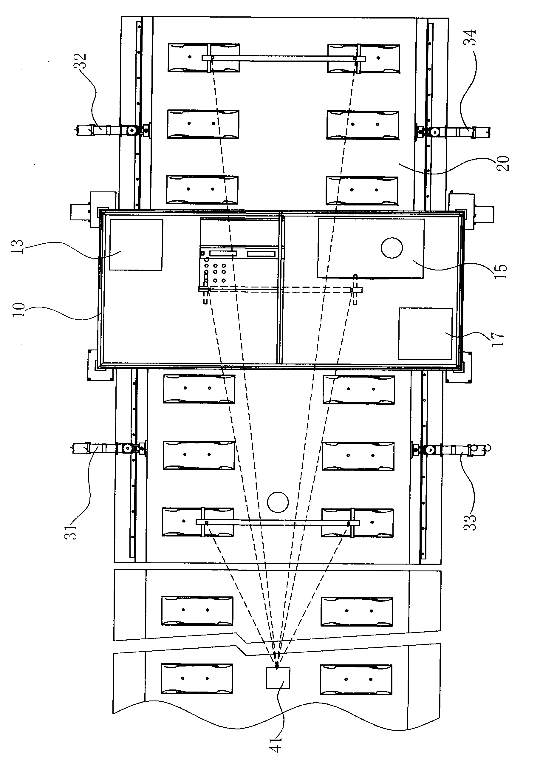 CRTS III ballastless track slab layering fine tuning vehicle