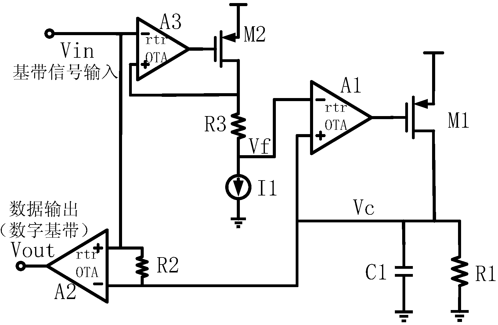 Data separator of OOK (On-Off Keying) receiver based on shift peak detection method