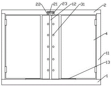 Aluminum alloy window having seal compensation function