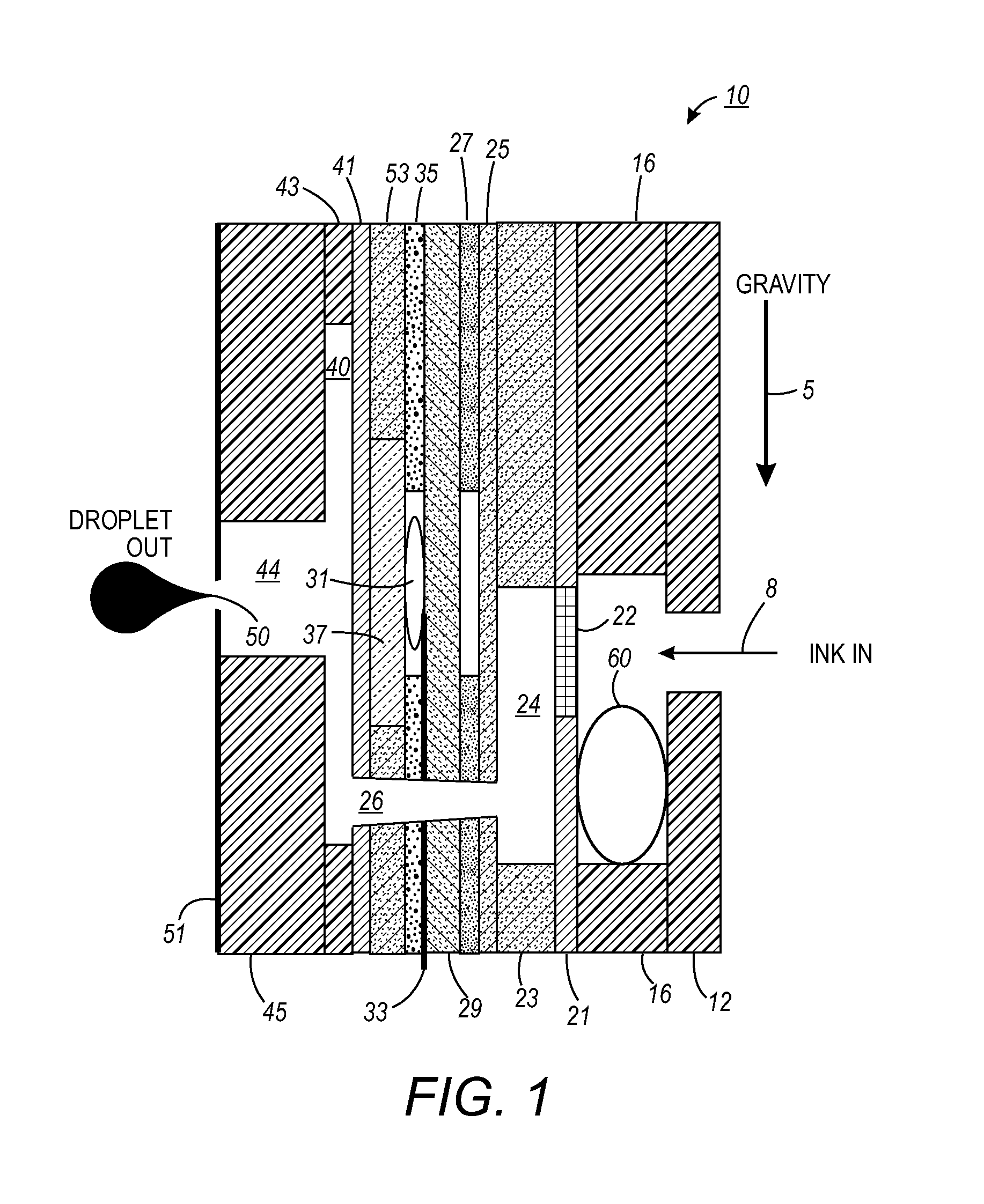 Rock screen with particle trap