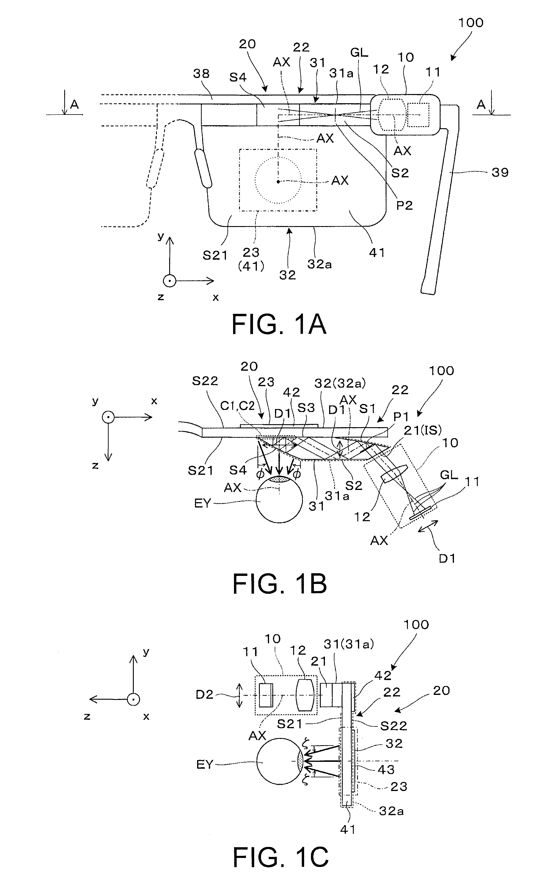 Light guide device and virtual image display apparatus