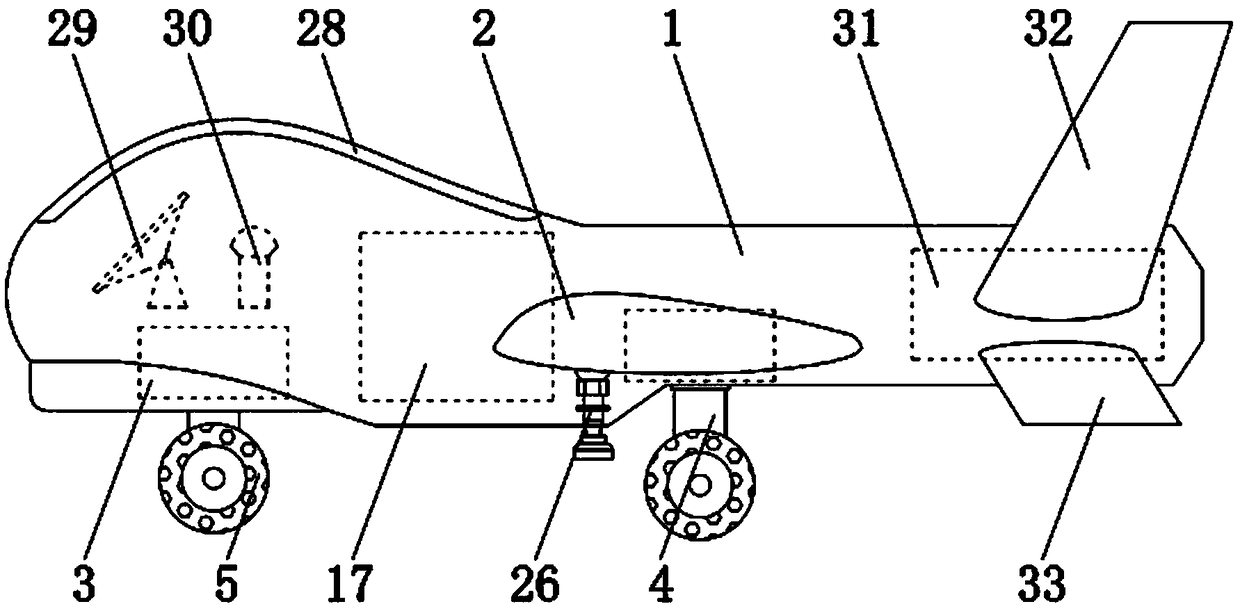 Anti-vibration agricultural unmanned aerial vehicle and application method thereof
