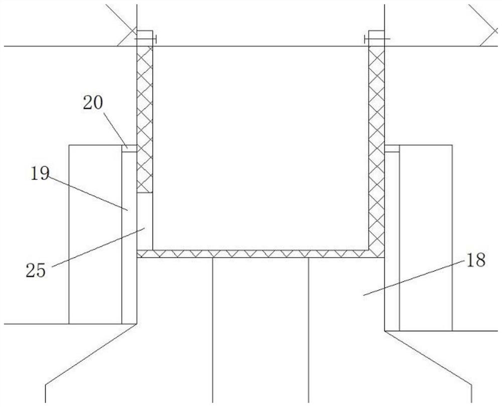 Garment processing excess material recovery device