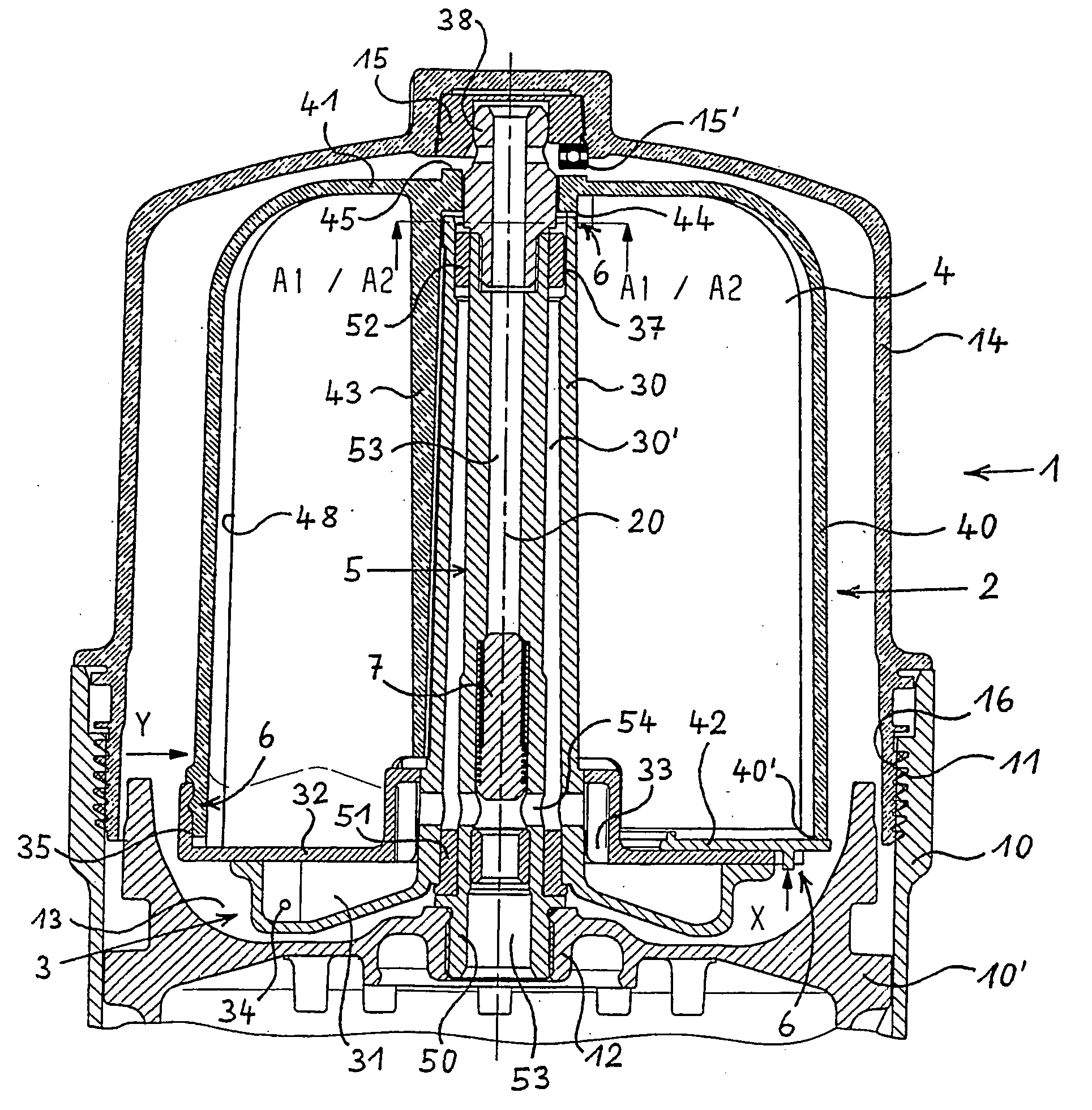 Impulse Centrifuge for the Purification of the Lubricating Oil from an Internal Combustion Engine