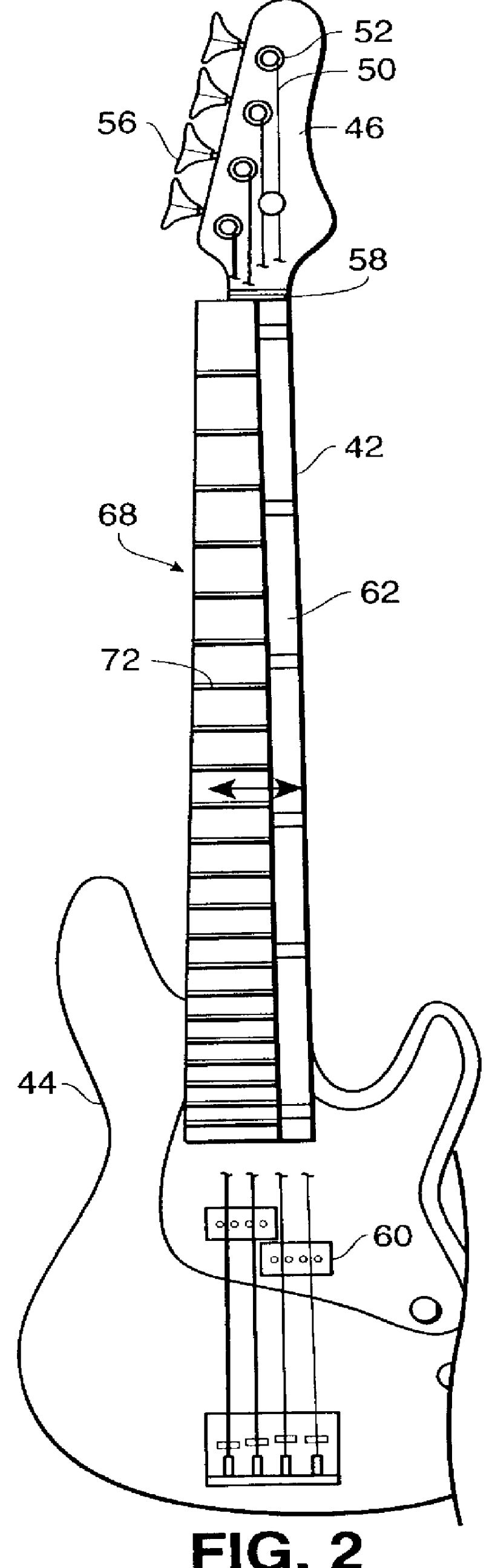 System of stringed musical instruments with substitutable fingerboards