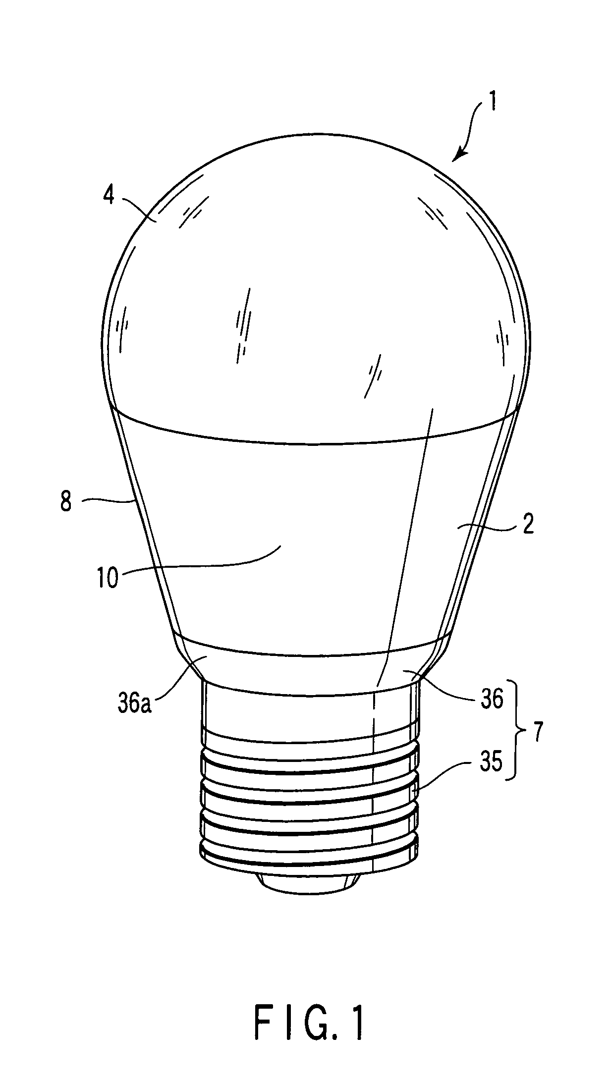 Lamp having outer shell to radiate heat of light source